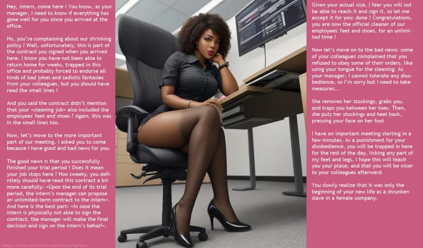 The company's new shrunken slave Part1