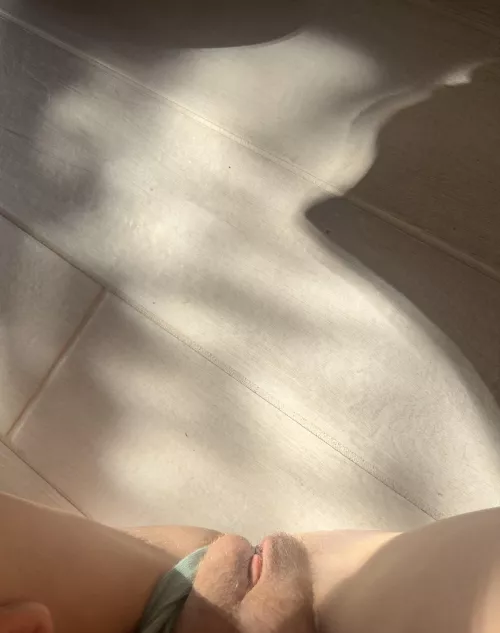 The perfect view of my puffy lips