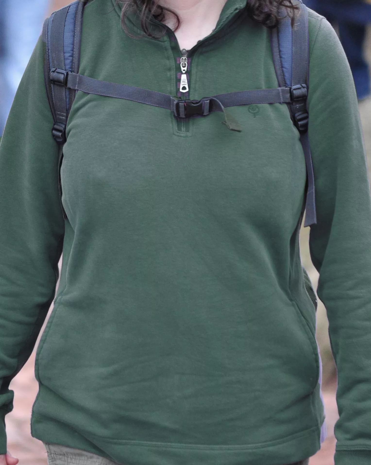 Too hot, but it the only layer I have on.