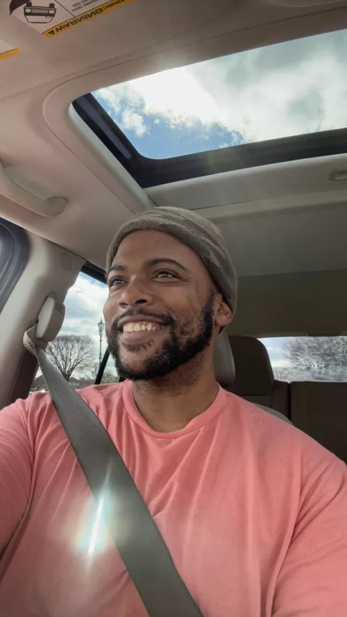 Trying to not be a sad boy by smiling through hurt feelings