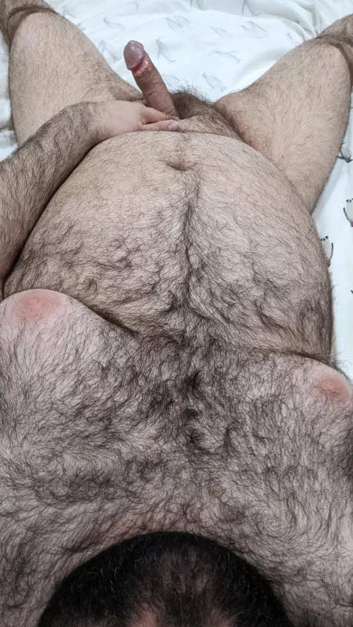 What you would see if you sit on my face and look down.