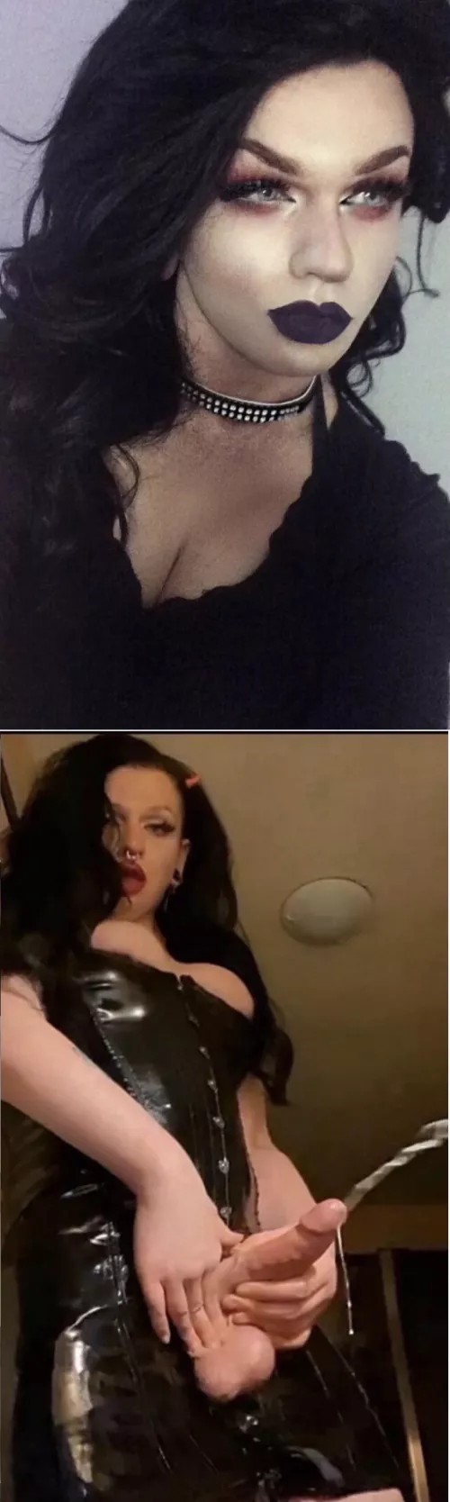 Who wants to make a Goth Goddess cum? 😈🖤