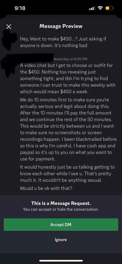 Wife has a twitch and someone sent her this. I knew there would be weirdos but….