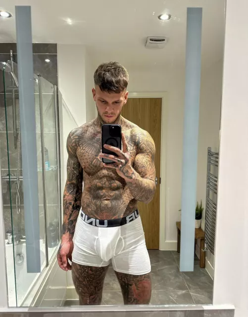 (31) I've tattoos all over my body except one place, Guess where?