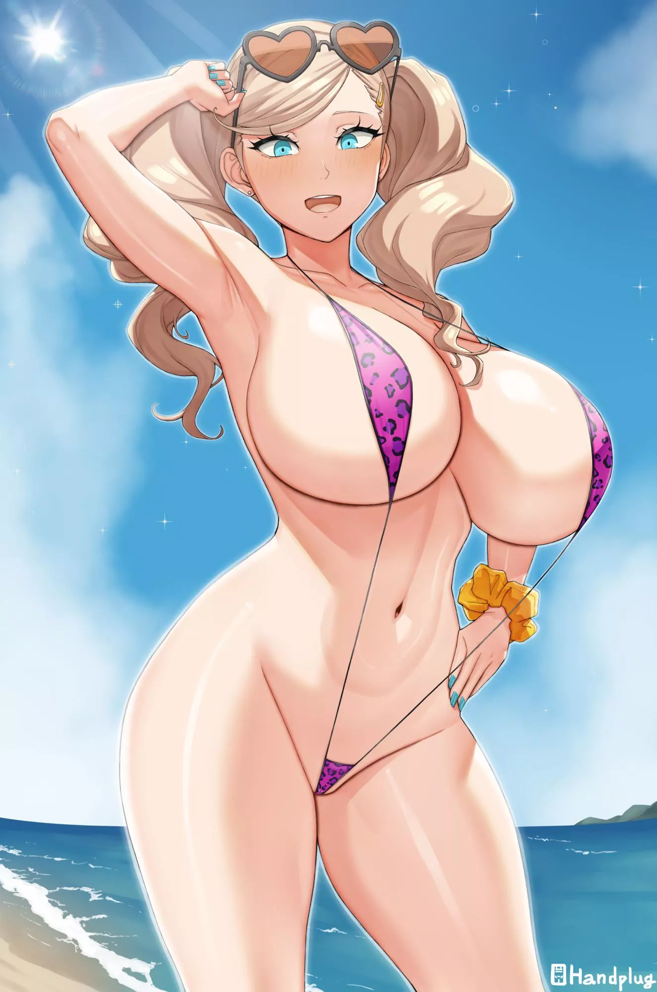 Ann at the beach