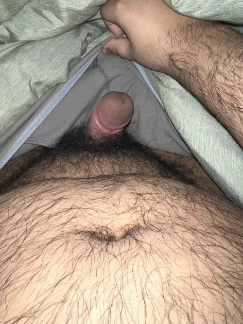 Anyone wanna give this big bear some nighttime head?