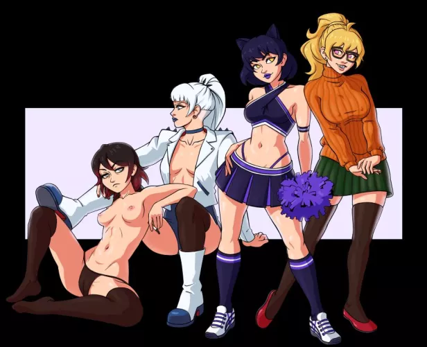 AU team RWBY (1800HOTBABE) 