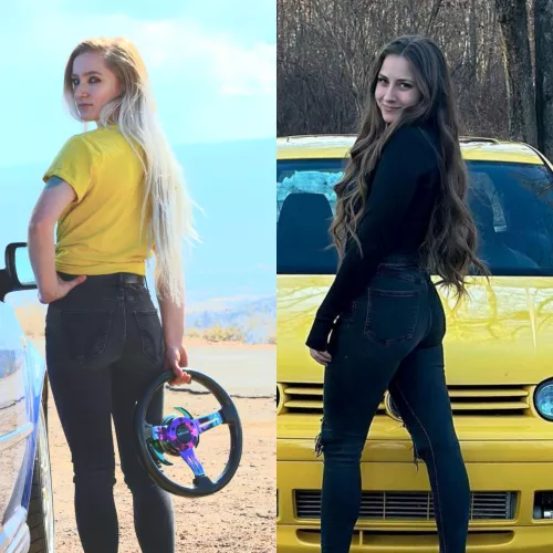 BLACK JEAN BADDIES🤤 BLONDE VS BRUNETTE [2] pick your poison 😈 dms open