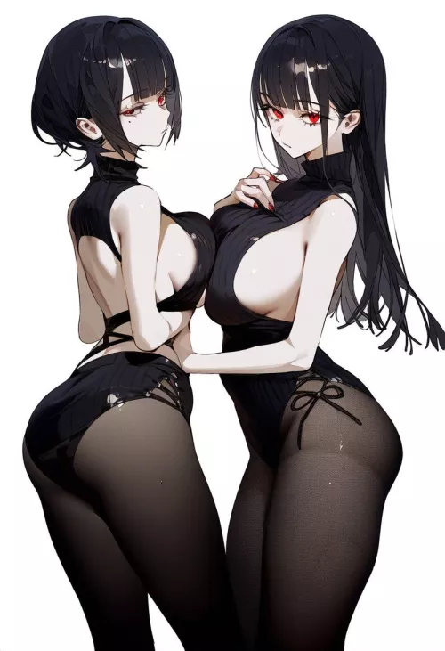 Black Knitwear & Tights 