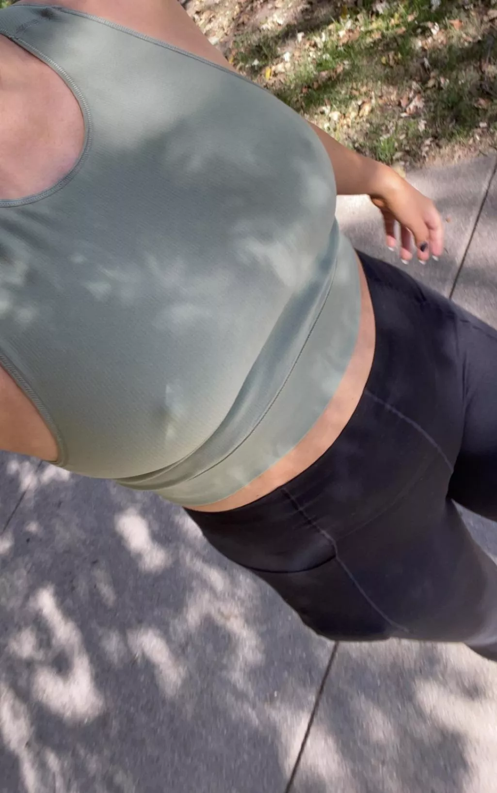 Can you tell I’m not wearing a bra?