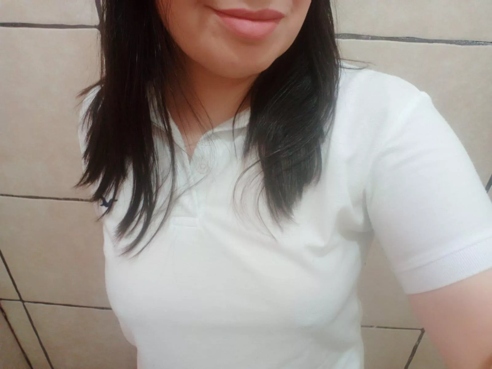 Considering going braless on this polo to work today - Yay or nay? 