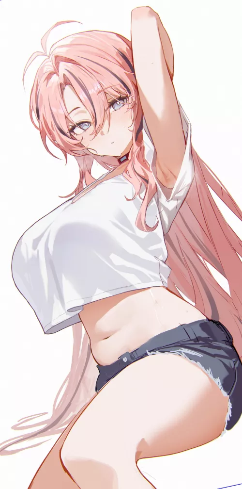 Cropped Shirt & Denim 