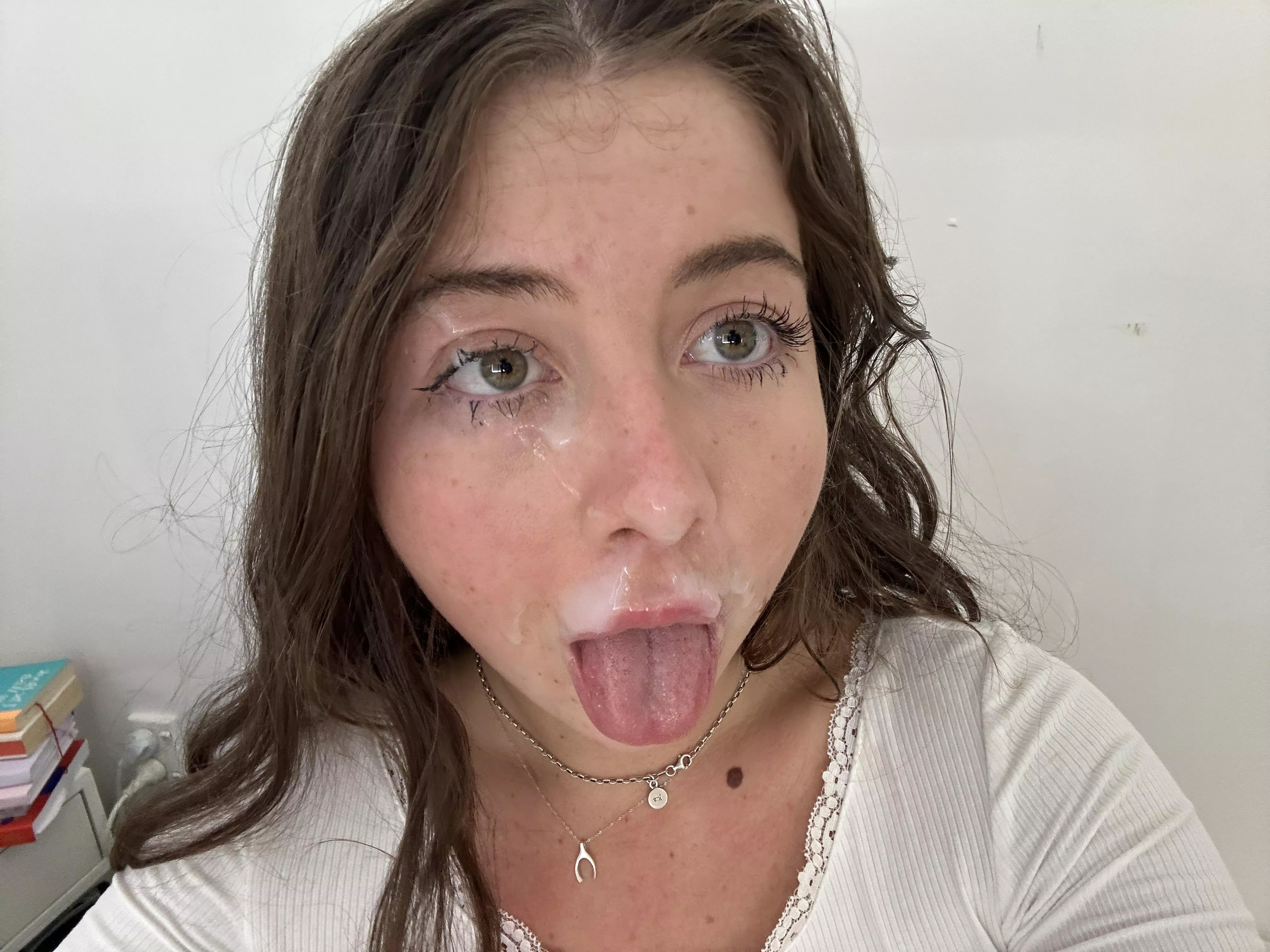 Cum looks hot on me