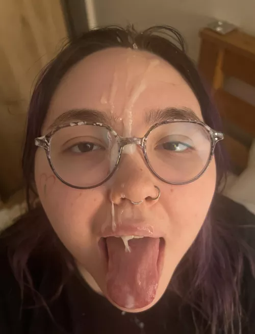 Cum on face is the best beauty product