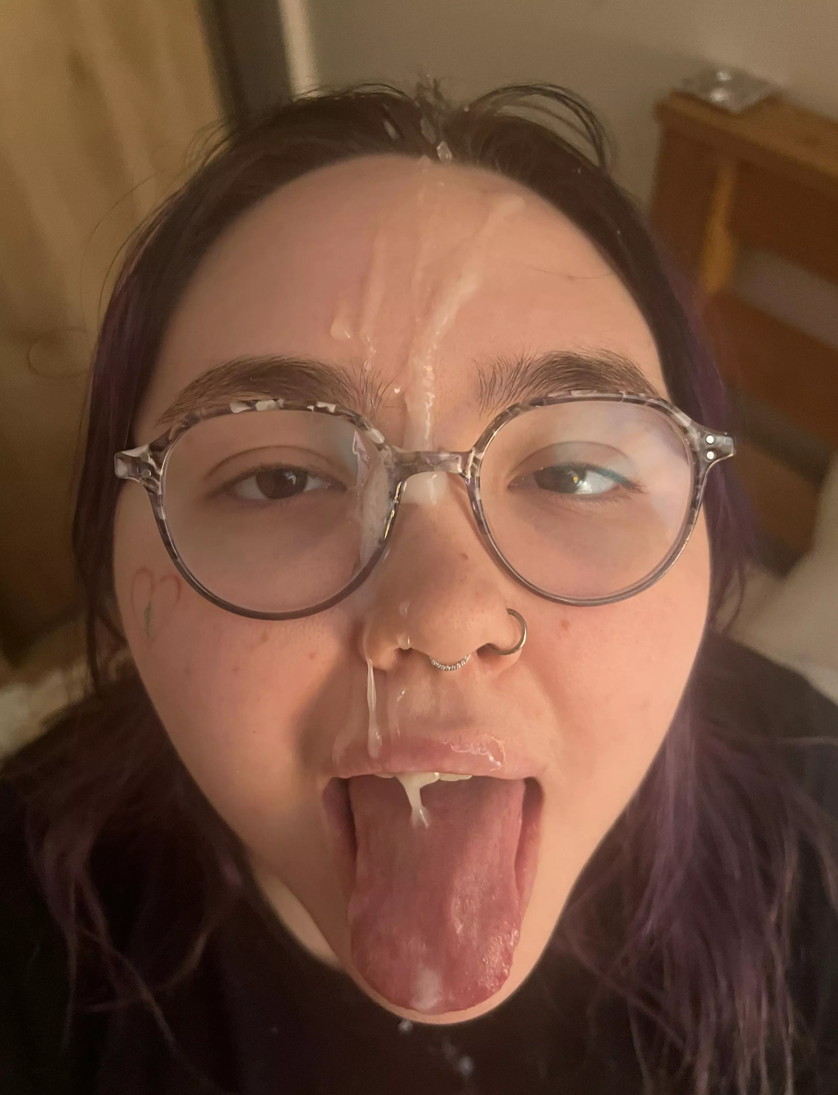 Cum on face is the best beauty product