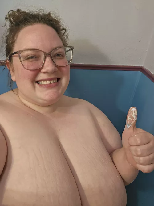 Doing a little painting 