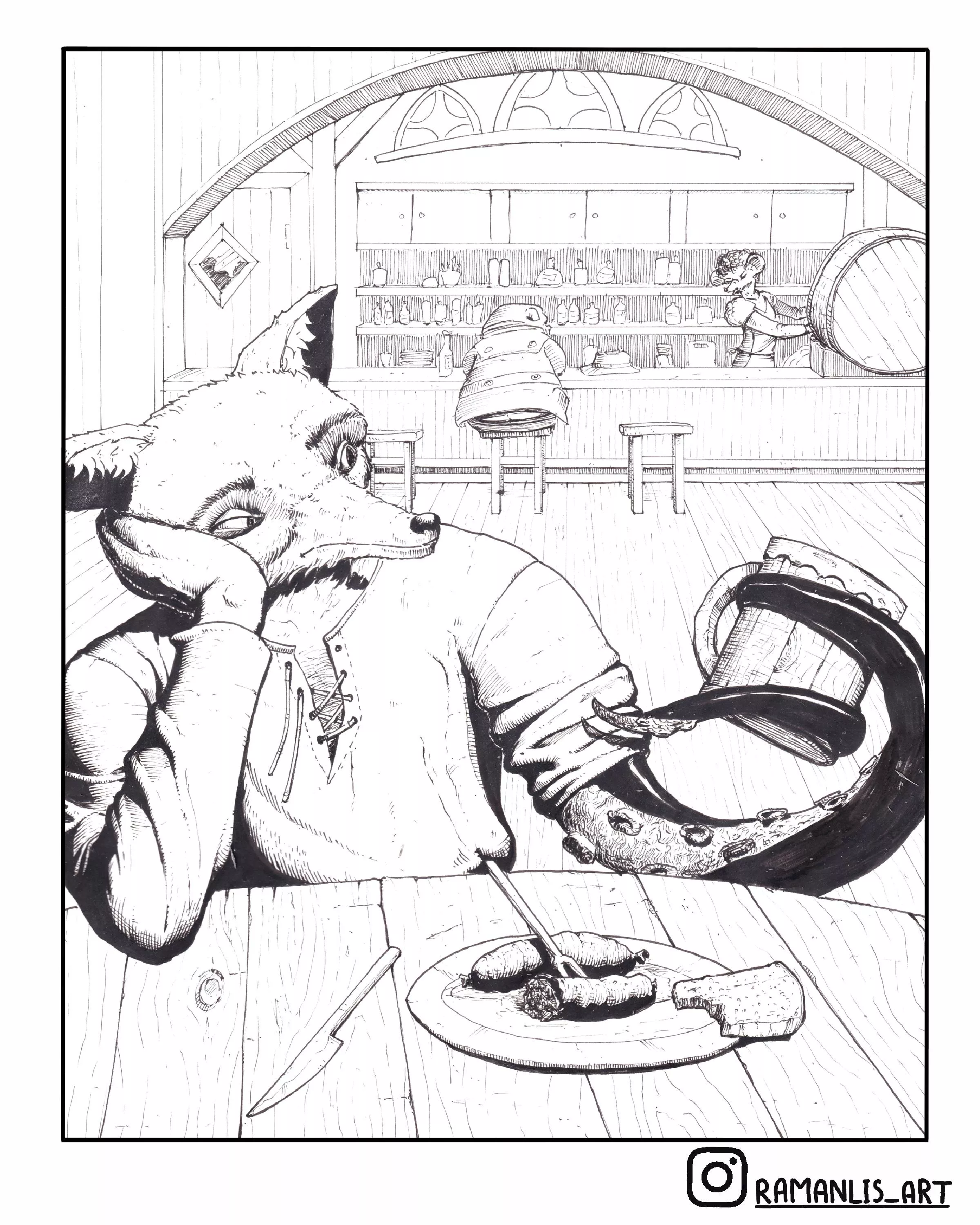 Fox and shop of magic items