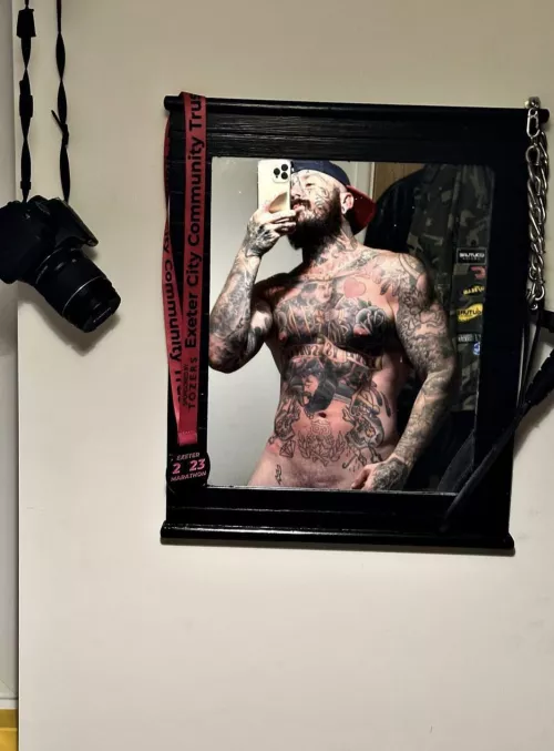 getting ready for the swinger party