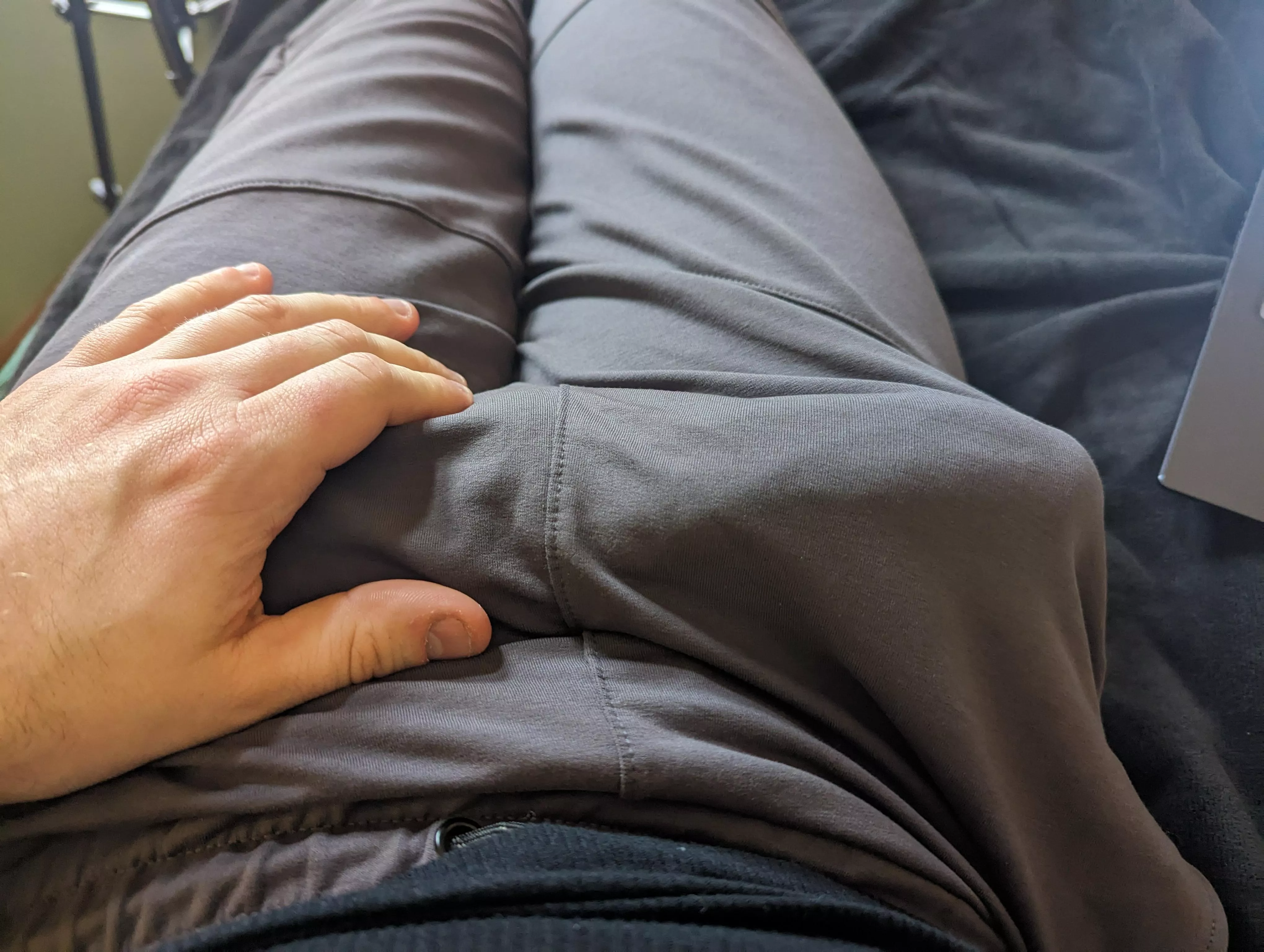 Gray joggers are my favorite. 