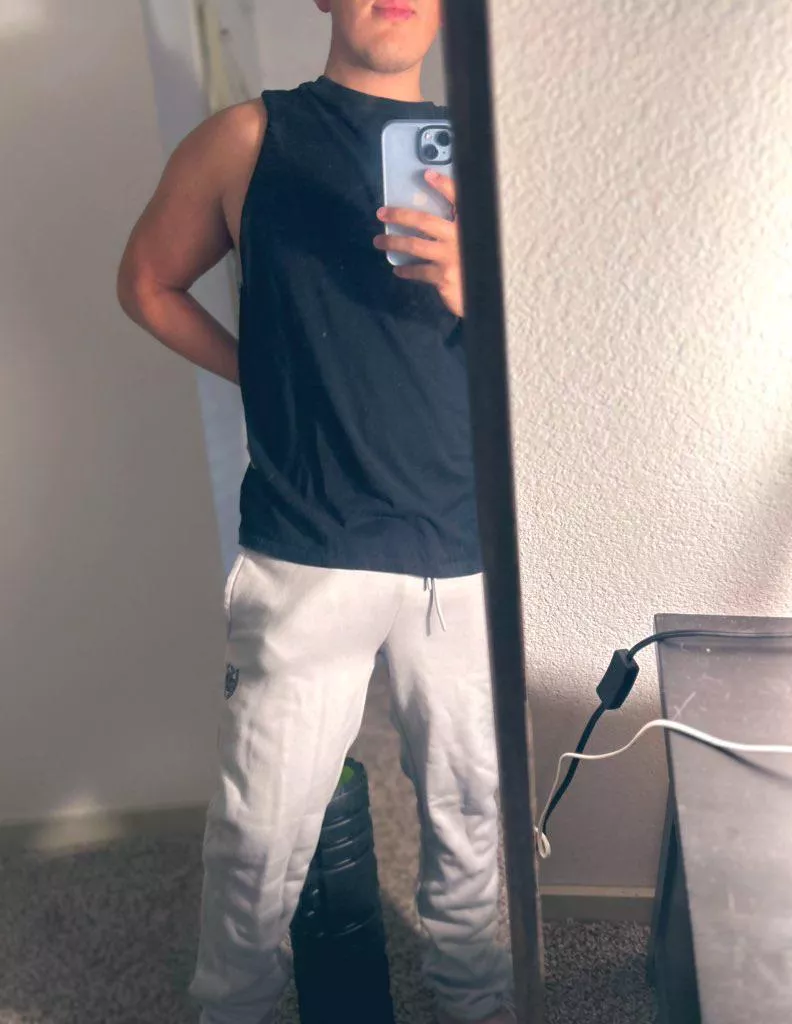 Grey sweats should be a crime for me I swear