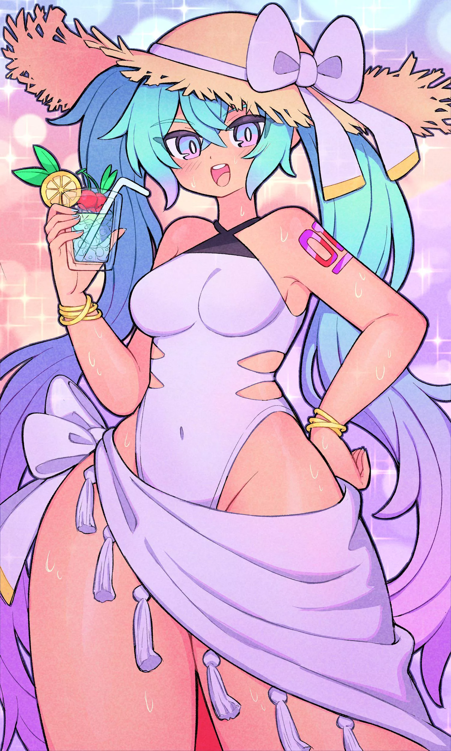 Hatsune Miku in a swimsuit