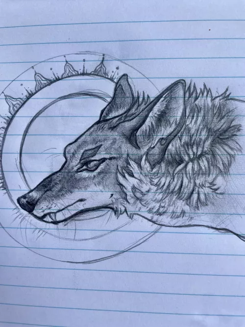 haven’t drawn in a while, got back to my roots with a coyote while on lunch break