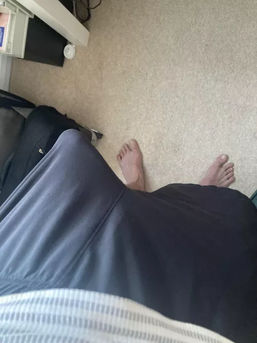 He's a little shy around the ladies 