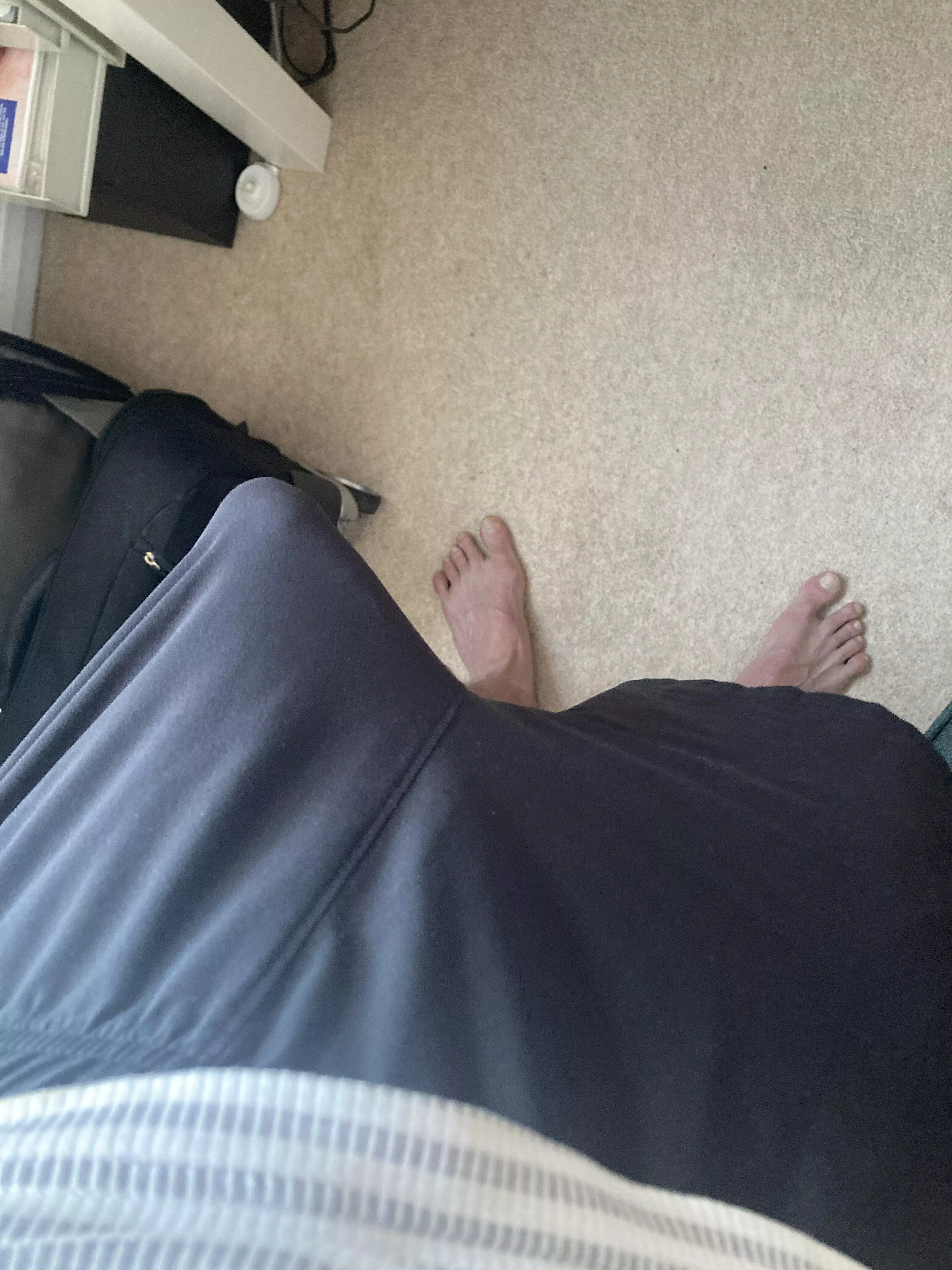 He's usually not this shy around the ladies 