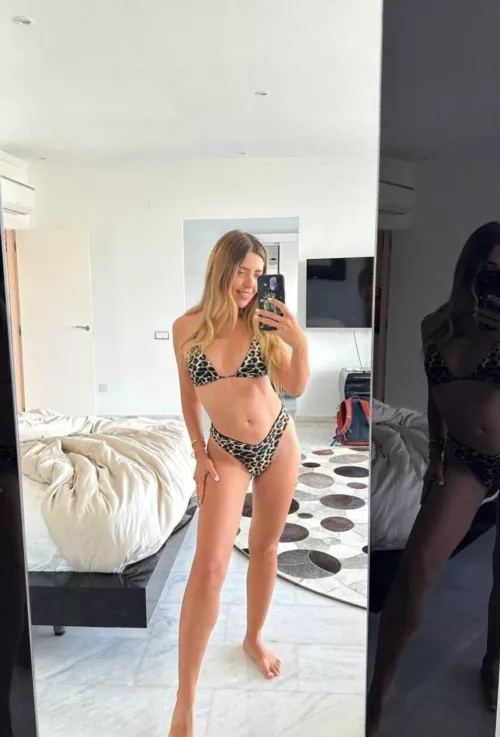 I feel like a leopard hee hee