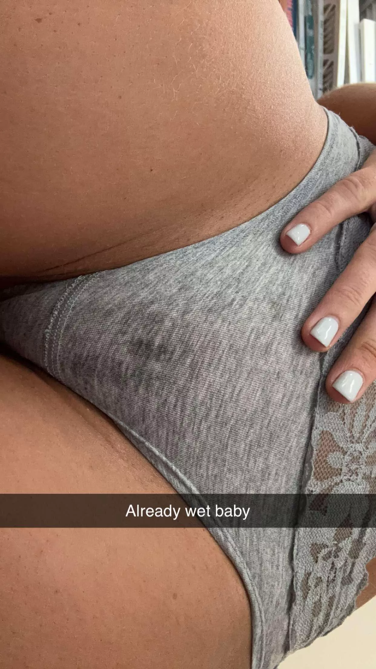 I get wet just thinking about your cock… 