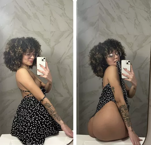 I may not have the biggest ass of all women, but it’s all natural