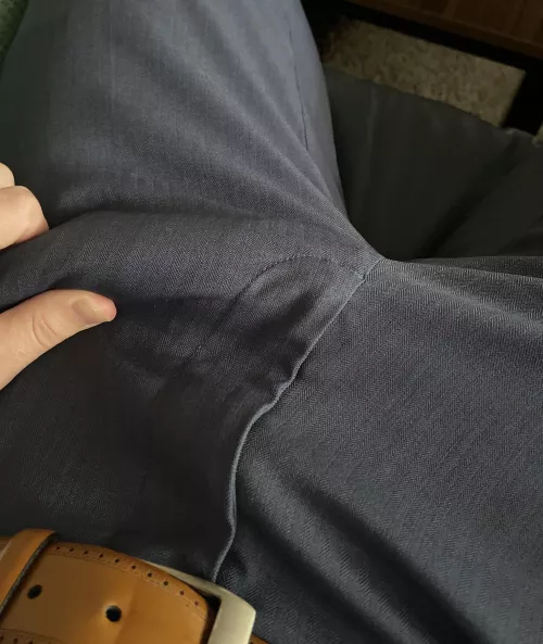 If you get it hard, it might pop out to play