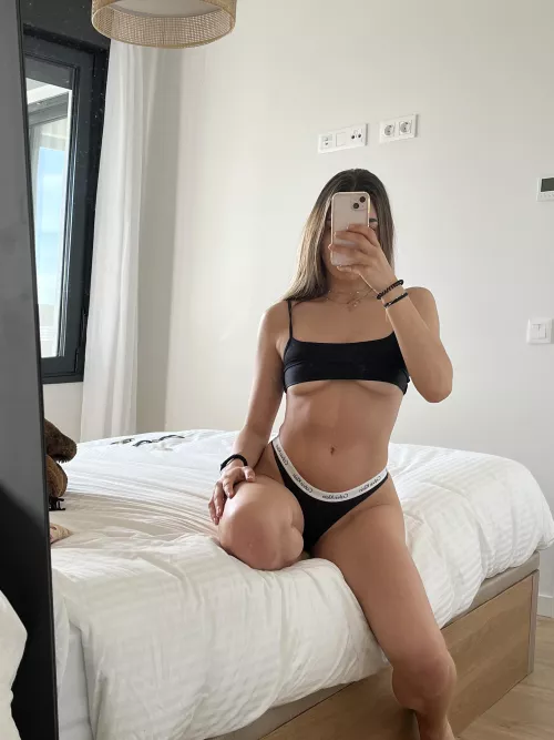 I'm barely wearing anything right now