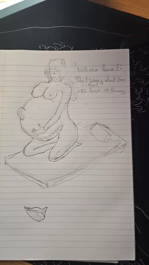 {Image} just failed uni, so I drew vore for the first time 