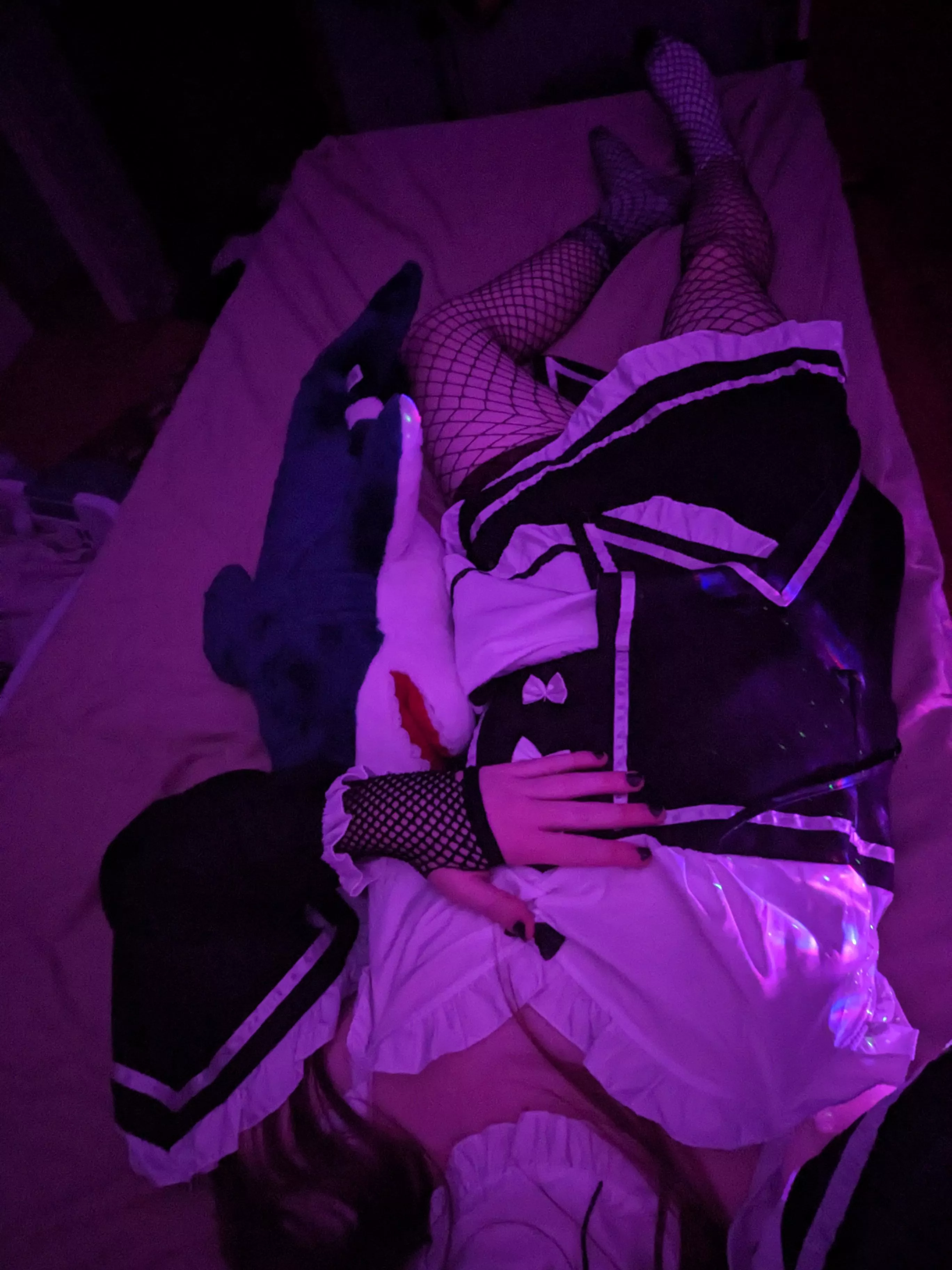 Just lying in bed all comfy~