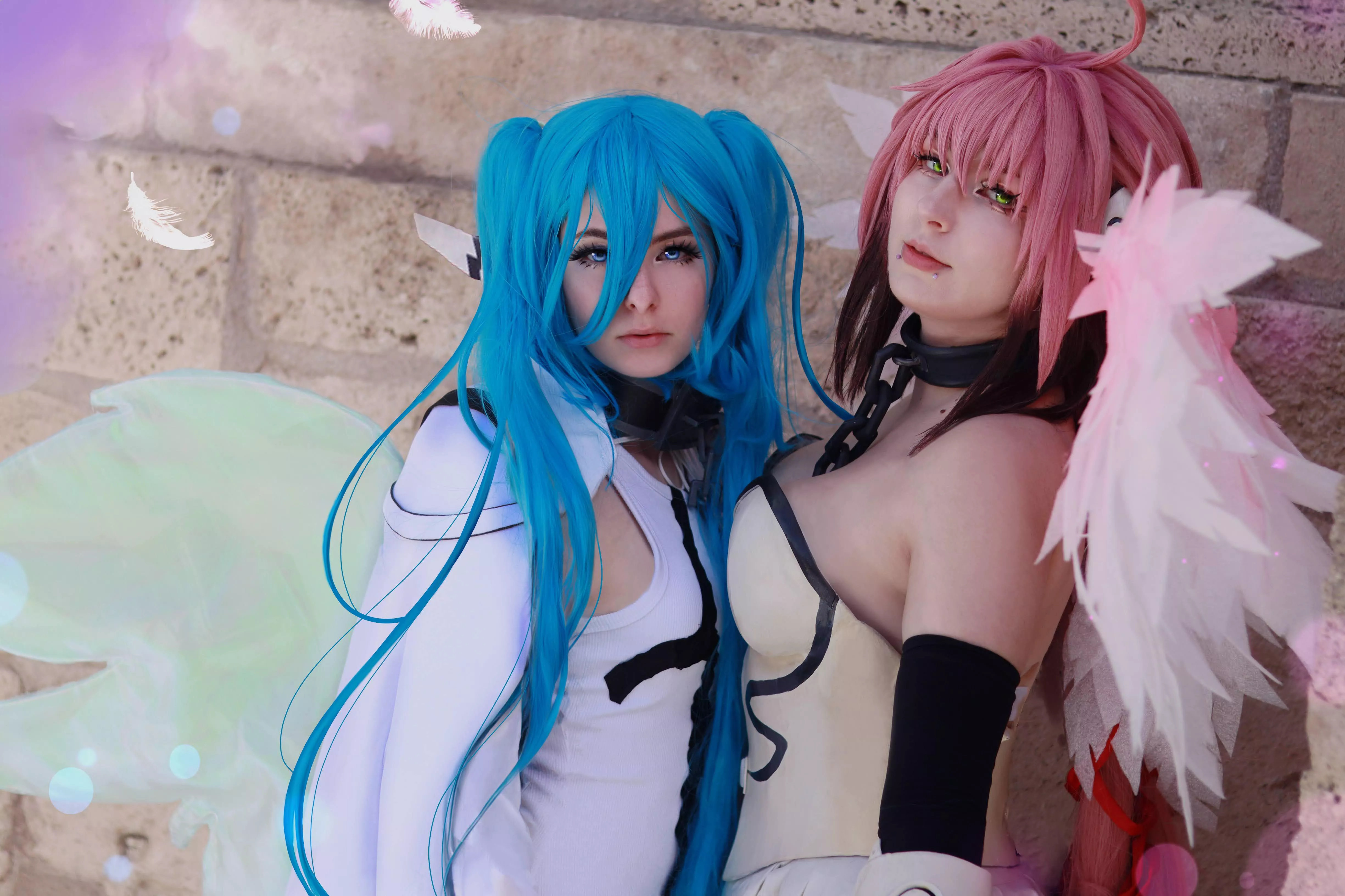 Me and my friend as ikaros and nymph 