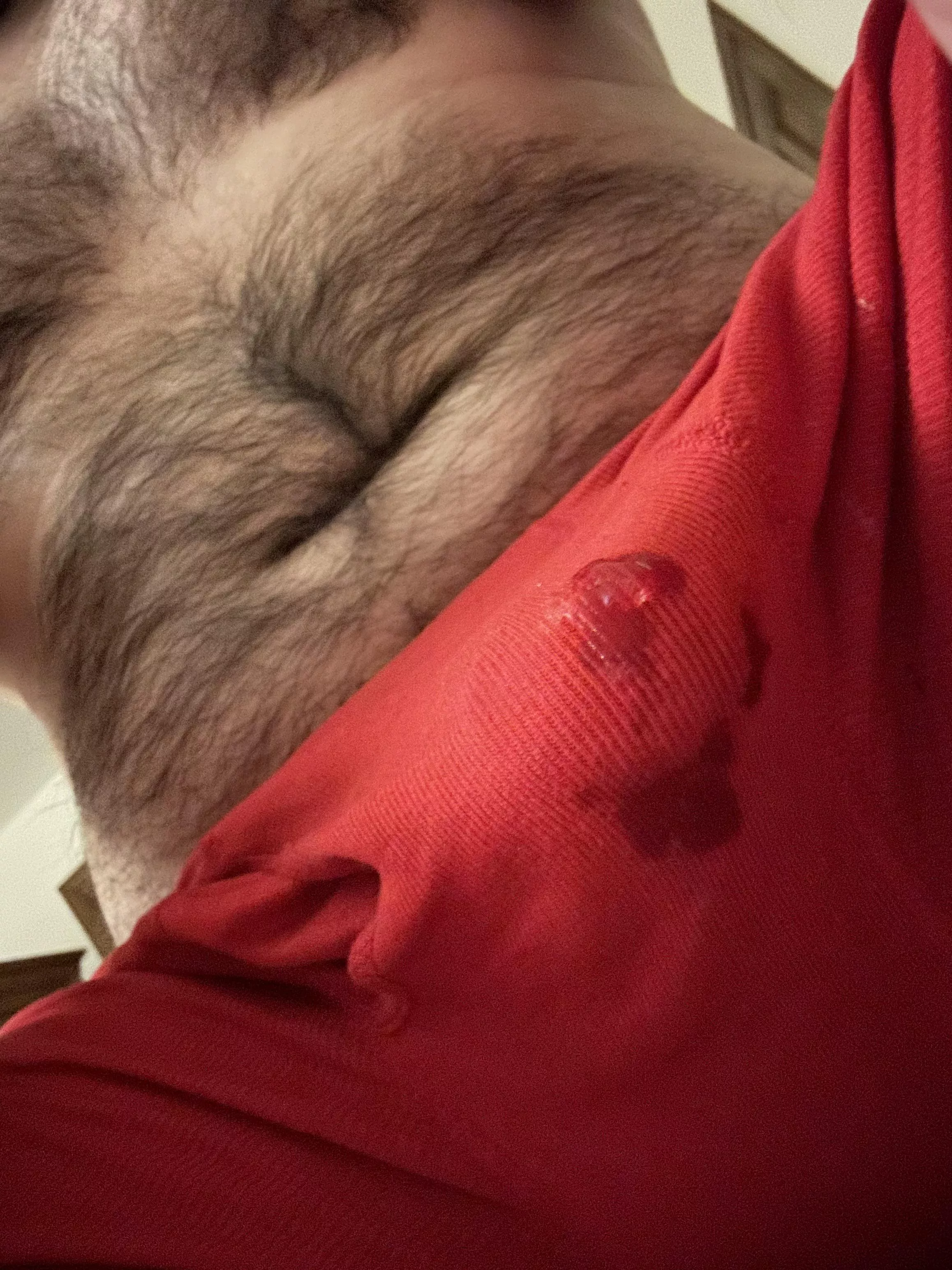 My boxers are getting sticky