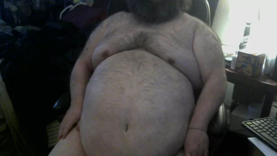 My Chubby Hairy Chest and Belly. Hope You Like