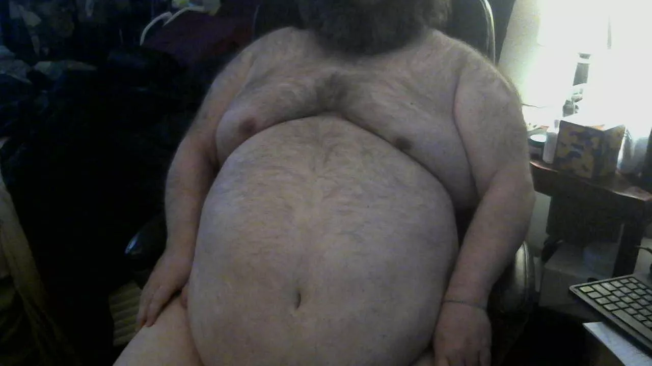 My Chubby Hairy Chest and Belly. Hope You Like