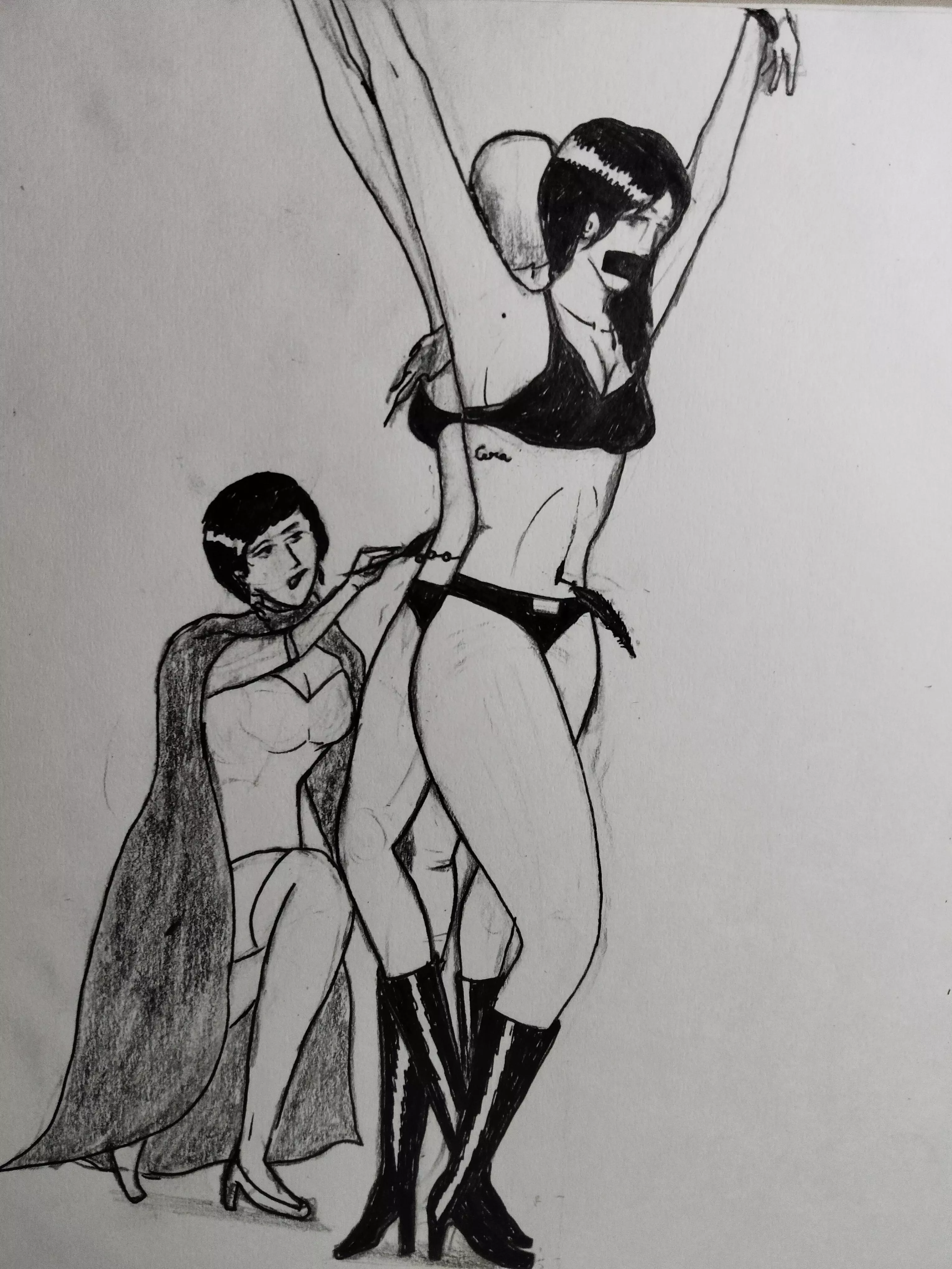 My first attempt at tickle art. 