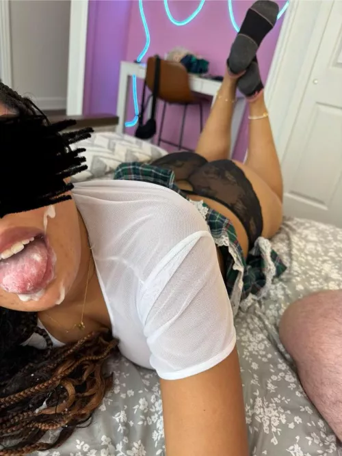 My little cumslut got exactly what she wanted