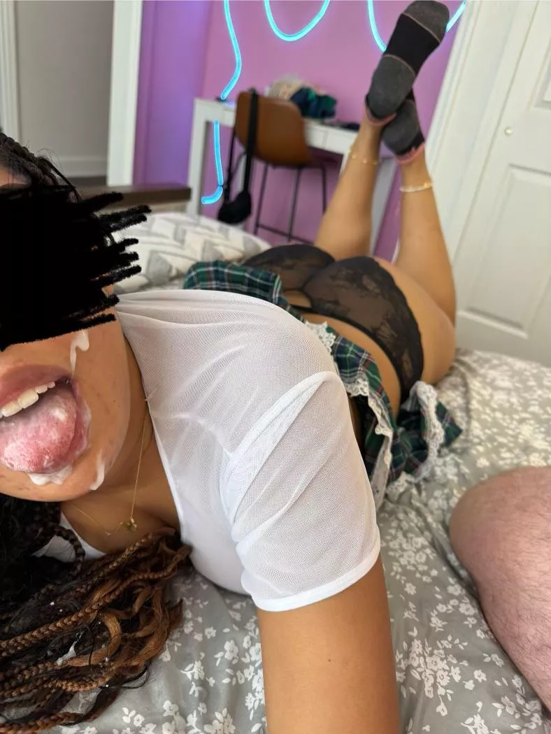 My little cumslut got exactly what she wanted