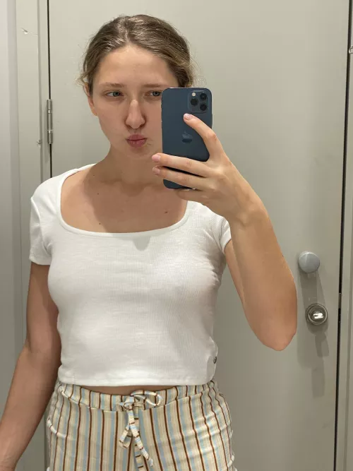 My small boobs no bra