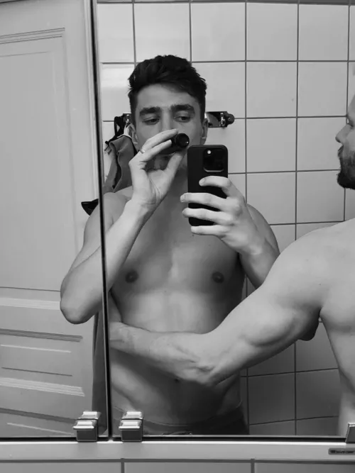 My soccer coach stayed over tonight 😏