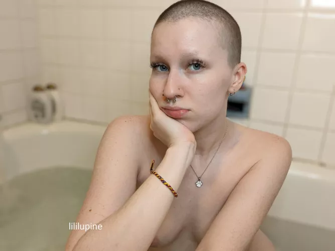 old pic- finally shaving my head again soon! 