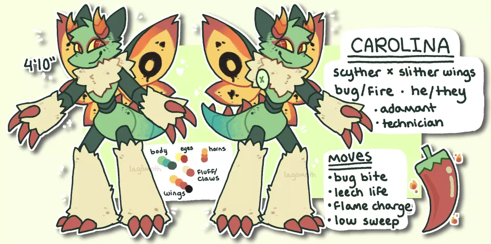 pokesona for myself (art by me)