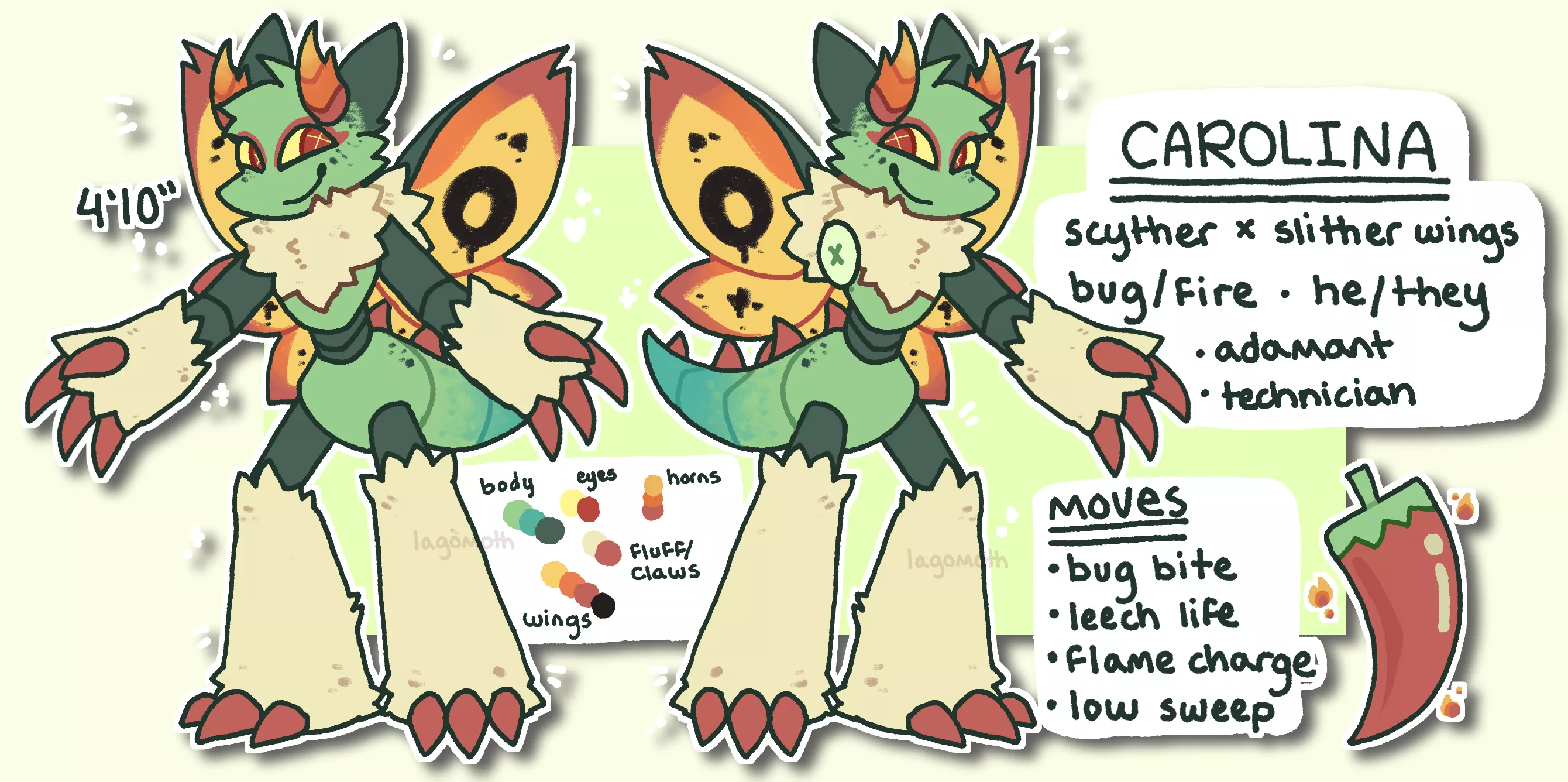 pokesona for myself (art by me)