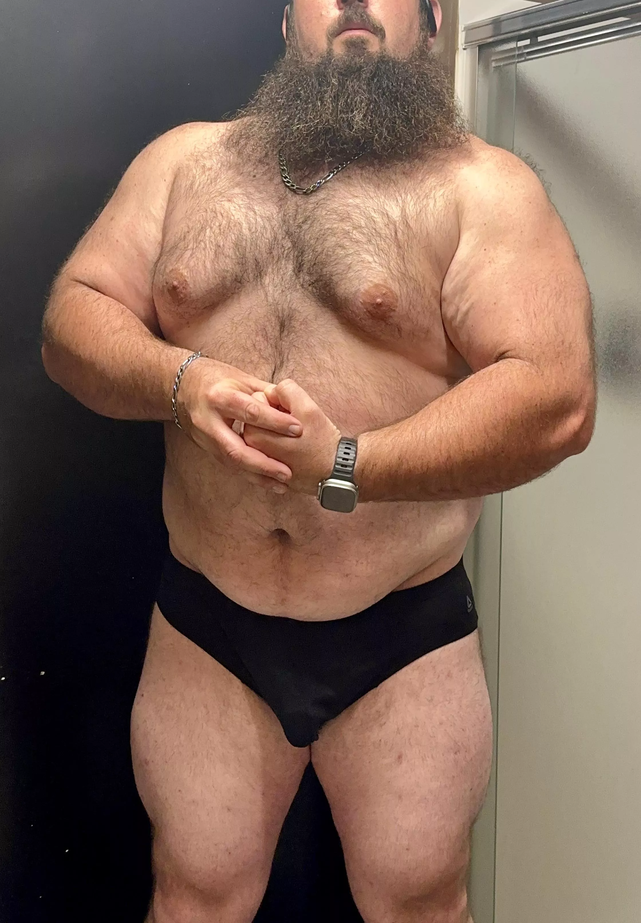 Post arm day brief pic since you guys like them so much but the arms aren’t the only thing with a pump 😏