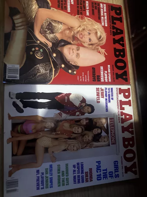 Saw these 2 were in top 10 most valuable Playboy