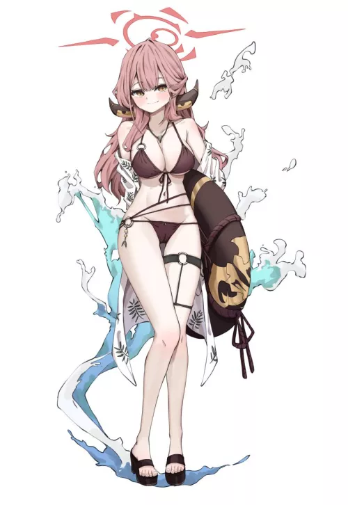 Sexy and cute angel waifu